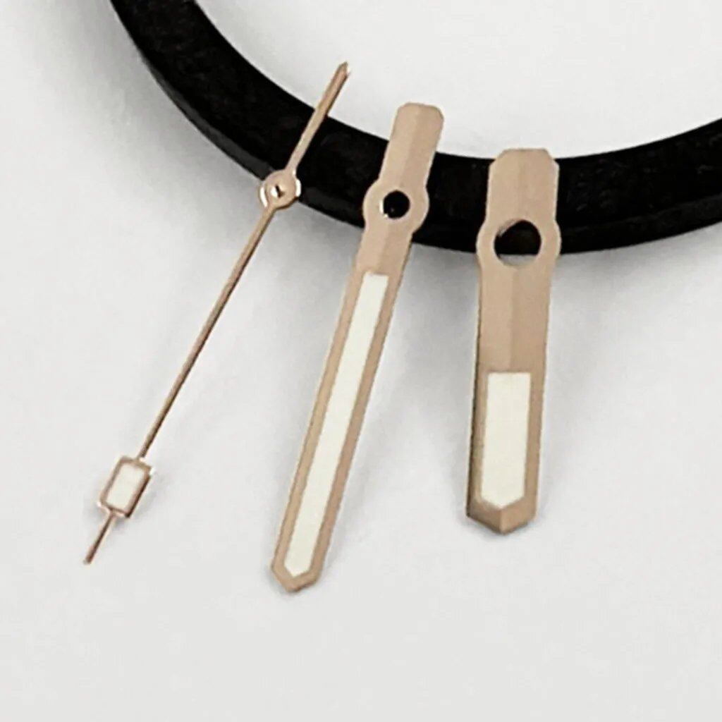 NH35 62MAS Hands, C3 Strong Green Luminous Hands, Silver, Gold, Rose Gold, Black Pointer, Compatible with NH34, NH35, NH36 4R/7S Movements, Color: NO. Parallel Import
