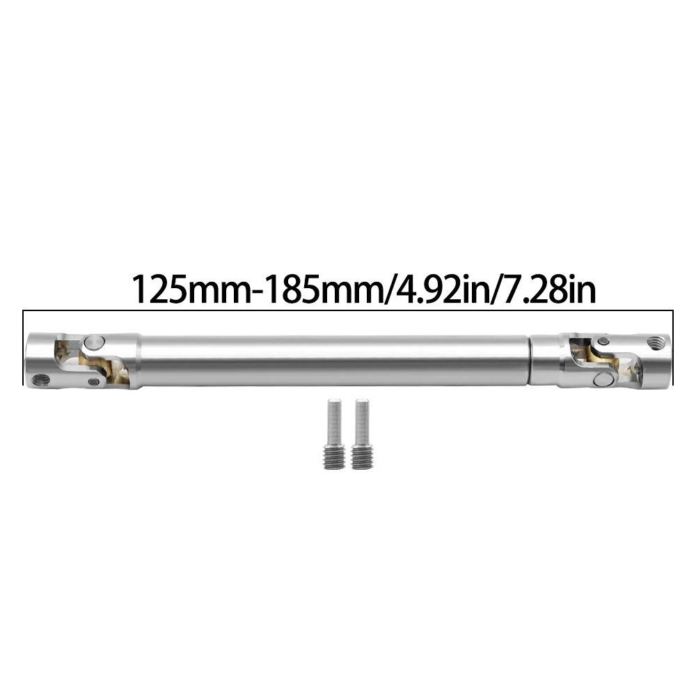 1/10 Scale RC Car Metal Internal Gear Drive Shaft Universal Joint Compatible with Axial SCX10 Gladiator YK4082 TRX4 TF2 D110 Crawlers (Color: Imported)