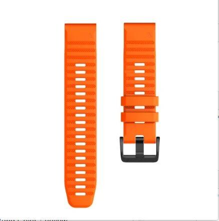 ANBEST 26mm/22mm Soft Silicone Strap for Garmin Fenix 6X/6X Pro/5/3, Compatible with Fenix 6/6 Pro/5X/5 Plus, Band Color: Pro, Parallel Import