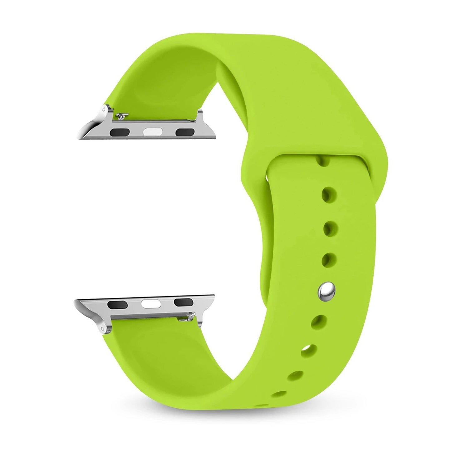 Silicone Sport Band for Apple Watch, 45mm, 44mm, 42mm, 49mm, 40mm, and 41mm, Compatible with iWatch Series 9/8/7/6/5/4/3/SE/Ultra 2, Band Color: mm; Ships from: Parallel Import
