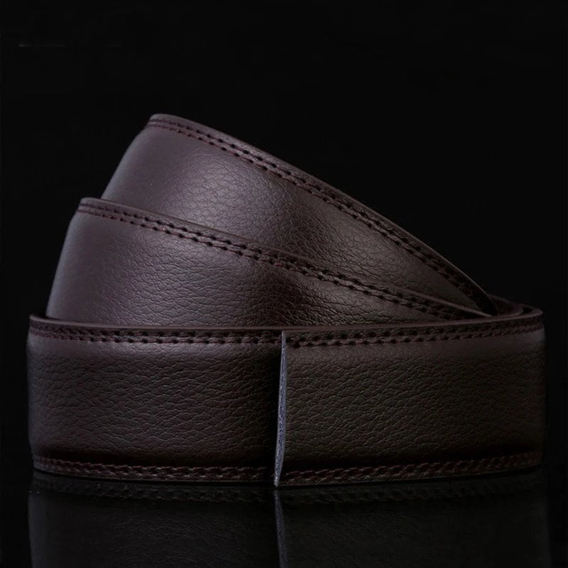 New Men's Alloy Automatic Buckle Belt, High-Quality Gold Buckle, Business Casual, 3.5cm Wide (Compatible with our belts), Parallel Import