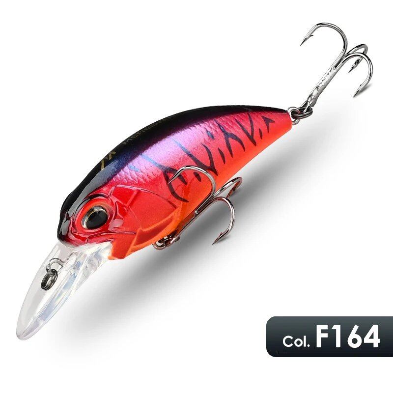 Meredith Jerk Crank M65 Floating 14g Hot Model Hard Bait Wobbler Crank, High-Quality, Professional Grade, Depth Range: 2.0-2.5m, Color: PZ01-65F - Parallel Import