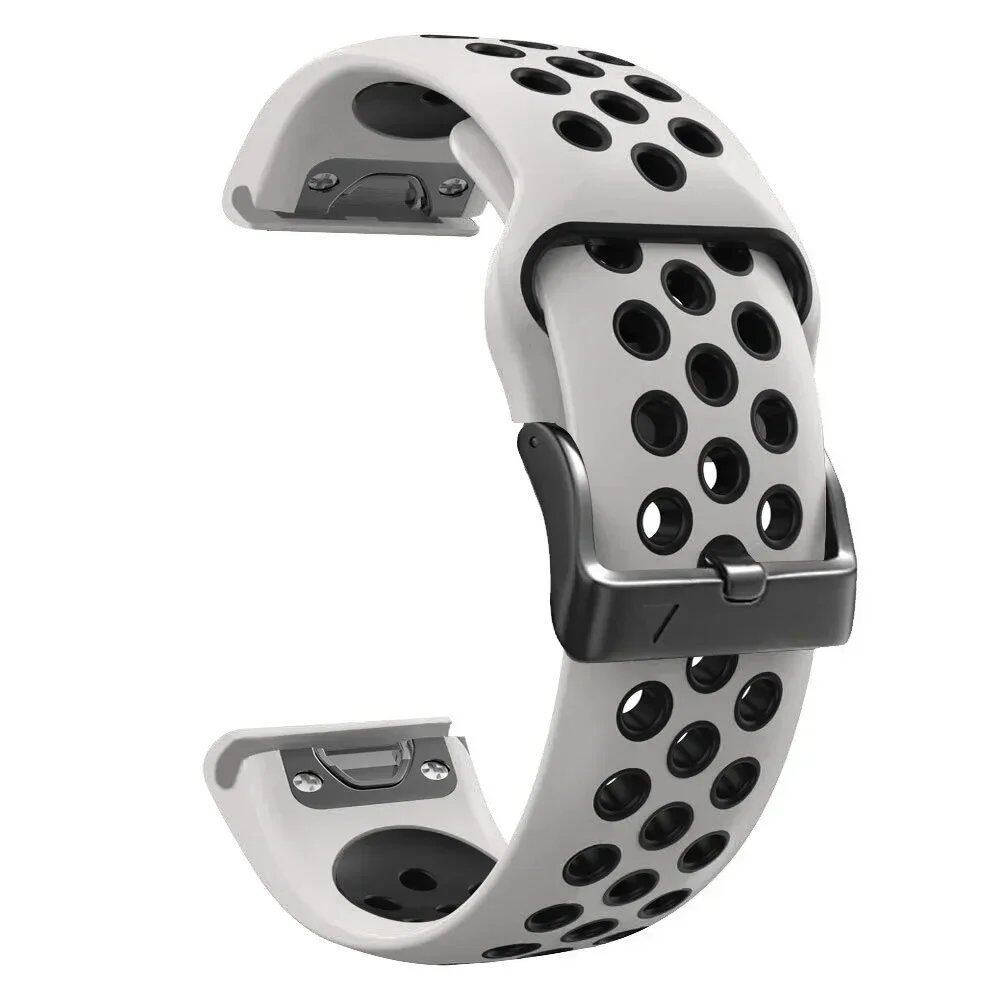 Quick-Fit Silicone Watch Strap for Garmin Instinct 2X Solar, 26mm and 22mm, Compatible with Garmin Fenix 6X, 6 Pro, 5X, 5 Plus, 7X, and 7, Band Color: 0, Parallel Import
