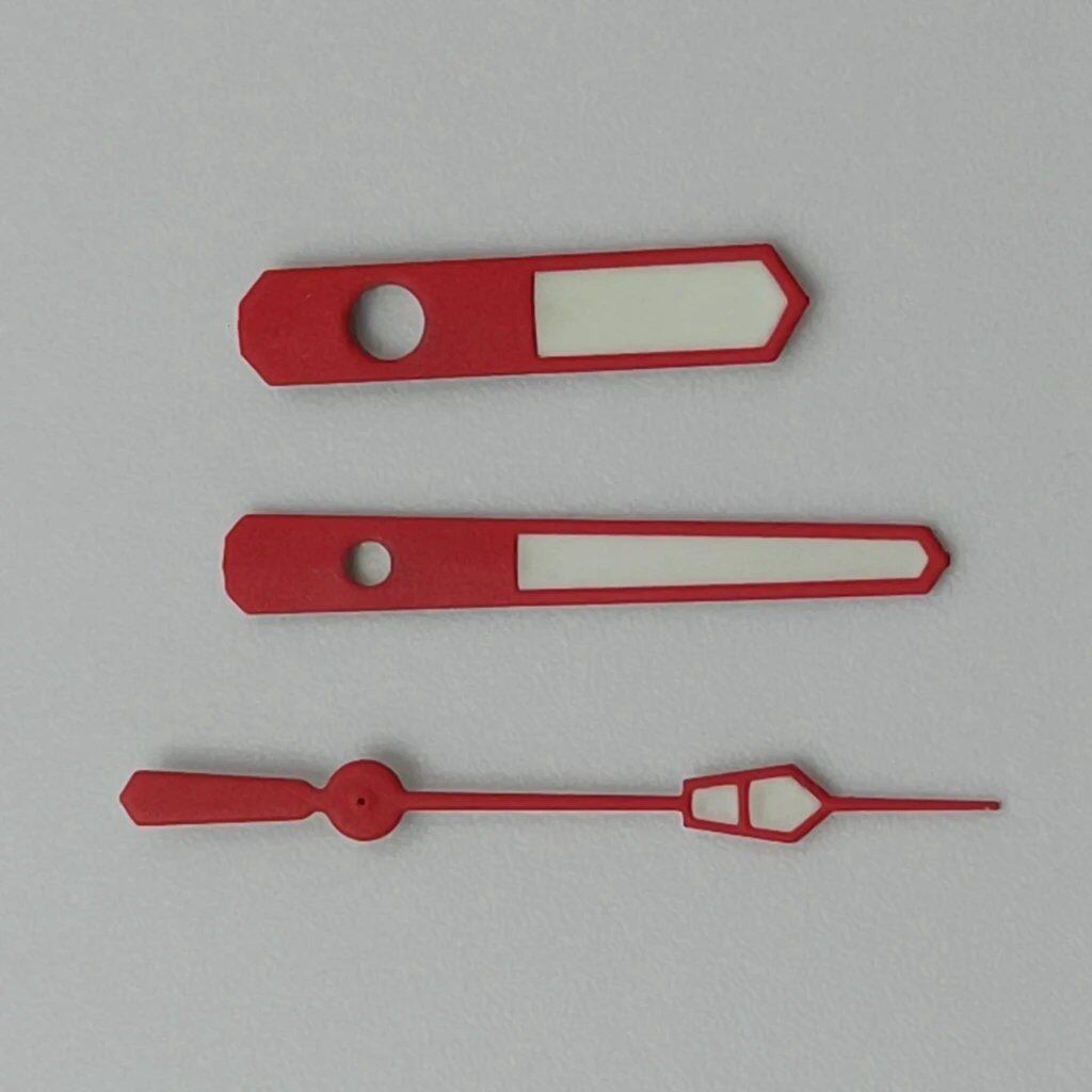 Silver Blue, Red, Green, Orange, Rose Gold, and Luminous Hands. Compatible with NH35, NH36, 7S26, 7S36, 4R35, and 4R36 Movements. Parallel Import.