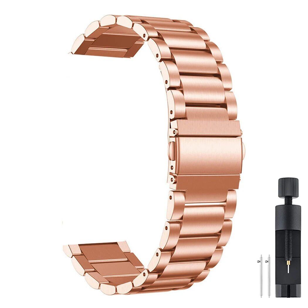 レッドミー ウォッチ5 アクティブ ライト用 ステンレススチール ストラップ - メタルブレスレット ウォッチバンド (Xiaomi Redmi Watch 5 Lite 対応 男女兼用 時計ベルト) バンドカラー: 並行輸入品