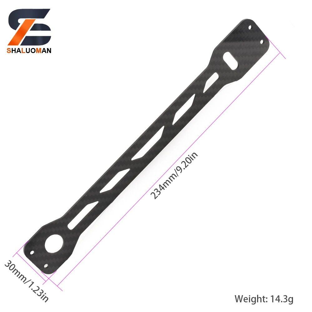 1/10 Scale RC Toy Car Tamiya TT-02/TT02 Swing Arm Shock Absorber, Steering Device, Bumper Sponge Upgrade Parts, Metal & Carbon Fiber, Parallel Import