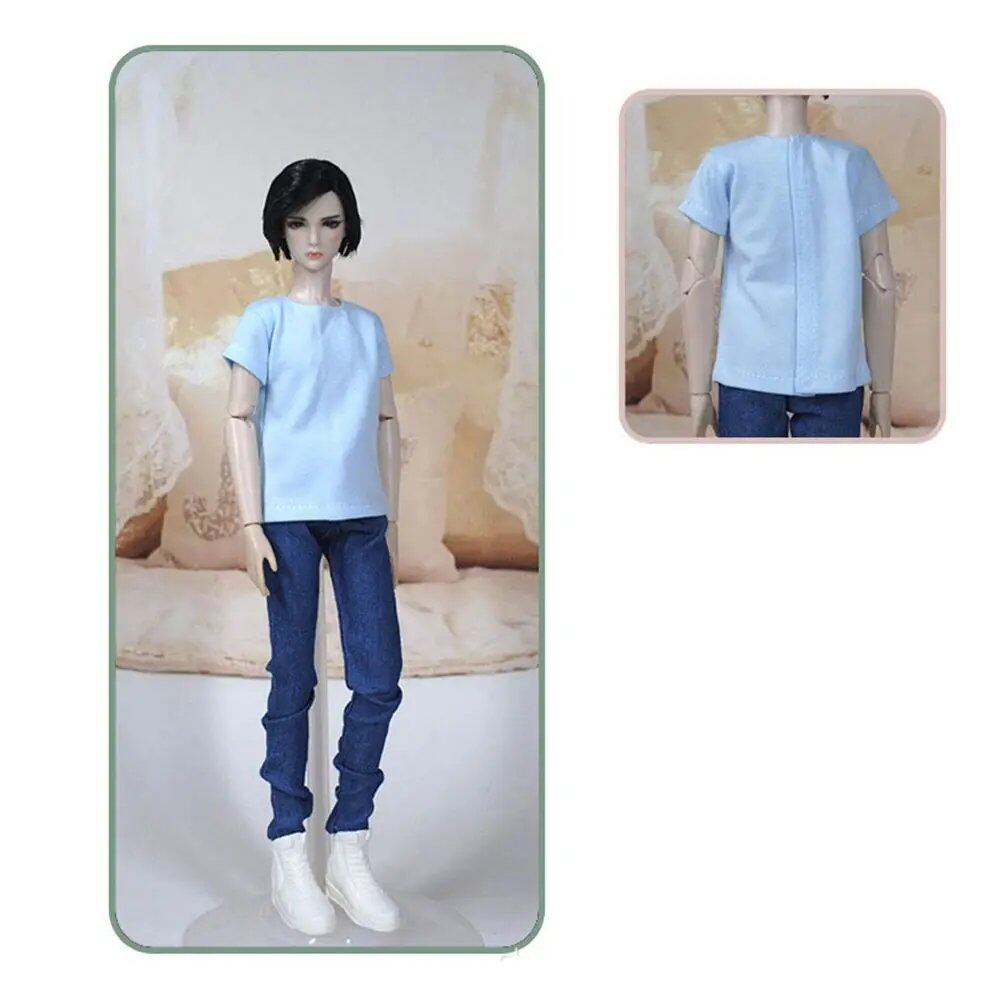 1/6 Scale BJD, DD, and SD10 30cm Doll Fashion T-Shirt, Men's Clothes, Kids DIY Doll Accessories, Color: ; Ships from: Parallel Import