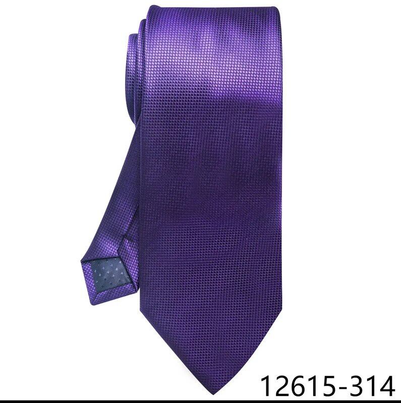 Classic Gray Check 8cm Silk Tie for Men, Perfect for Suits, Weddings, Business, Work, Birthdays, and More. Parallel Import.