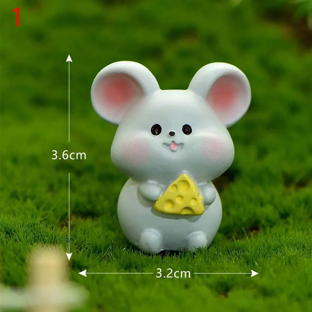New Cute Micro Landscape Zodiac Tiger Miniature Figurine Garden Ornament Desktop DIY New Year Home Decor (Parallel Import)