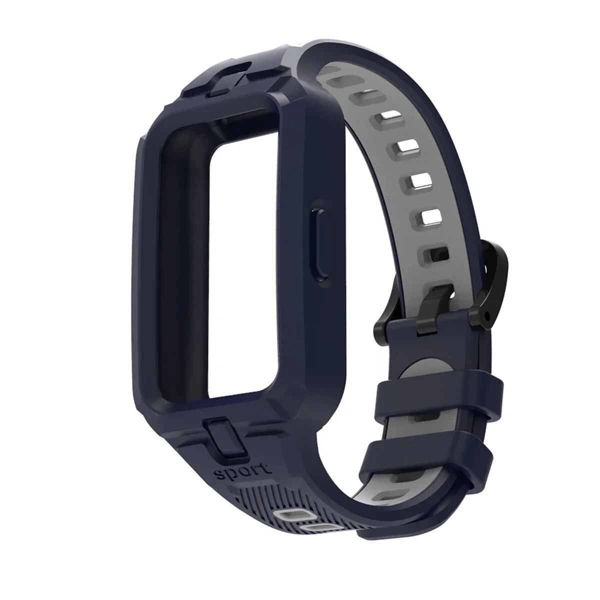 Huawei Band 9/8/7/6 用シリコンバンド スマートウォッチ交換用ストラップ スポーツ用通気性ストラップ バンドカラー: 並行輸入品