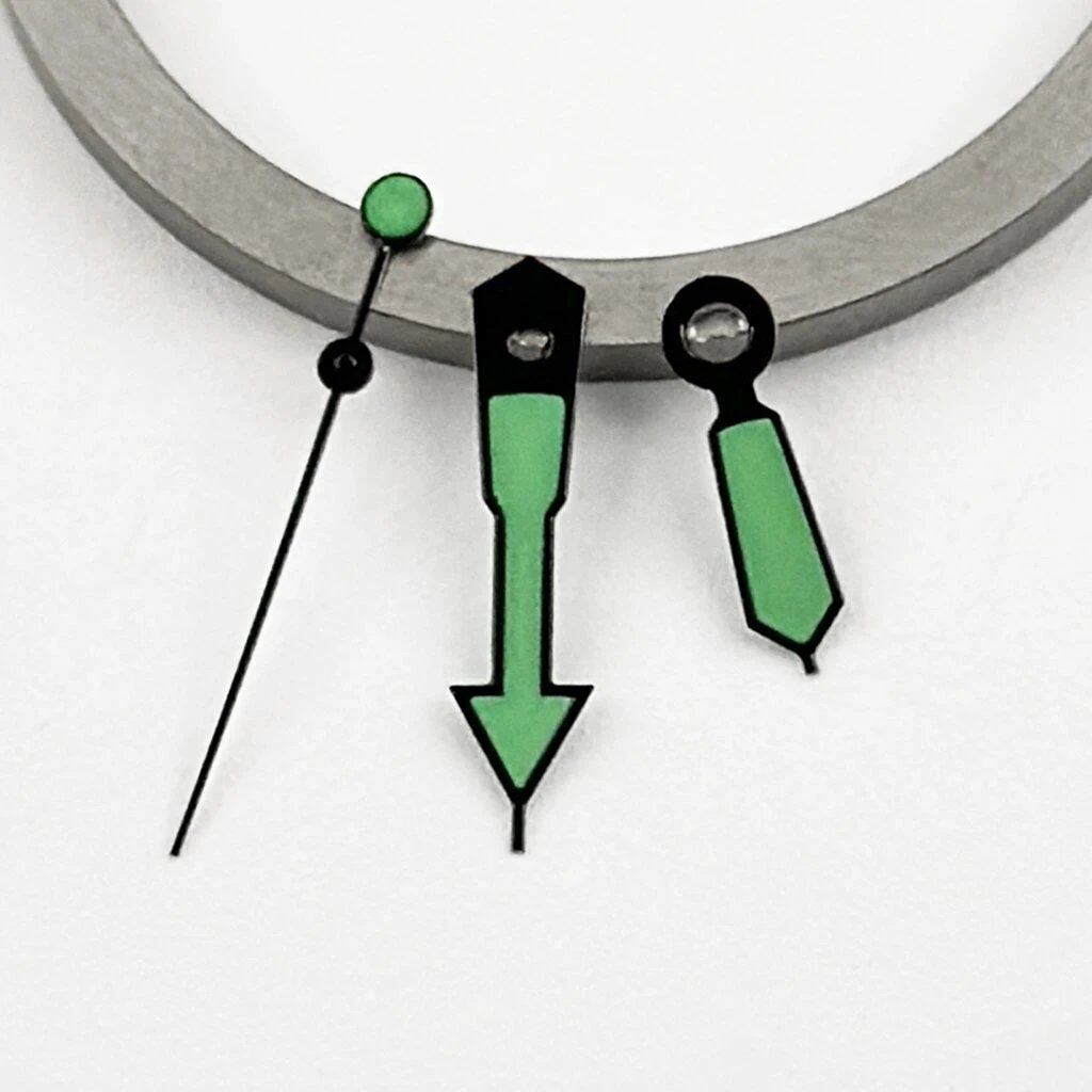 NH35 Hands, Green, Red, Silver, Gold, Blue, Purple, Orange, Luminous, for NH35/NH36/4R/7S Movements, Color: NO. Parallel Import