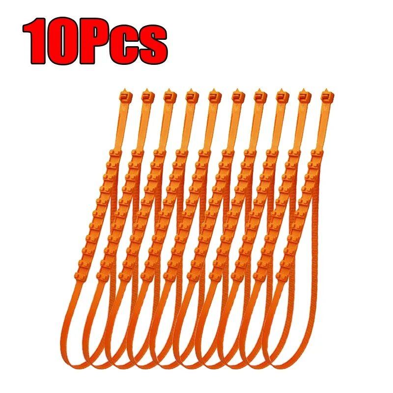 Pack of 10/20/40 Anti-Slip Snow Chains for Cars, Winter Tire Chains for Outdoor Use, Emergency Use, Anti-Slip Auto Accessories, Parallel Import