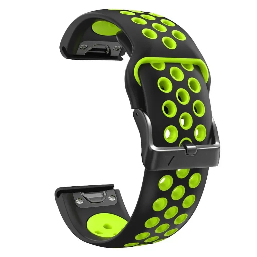 Quick-Fit Silicone Watch Strap for Garmin Instinct 2X Solar, 26mm and 22mm, Compatible with Garmin Fenix 6X, 6 Pro, 5X, 5 Plus, 7X, and 7, Band Color: 0, Parallel Import