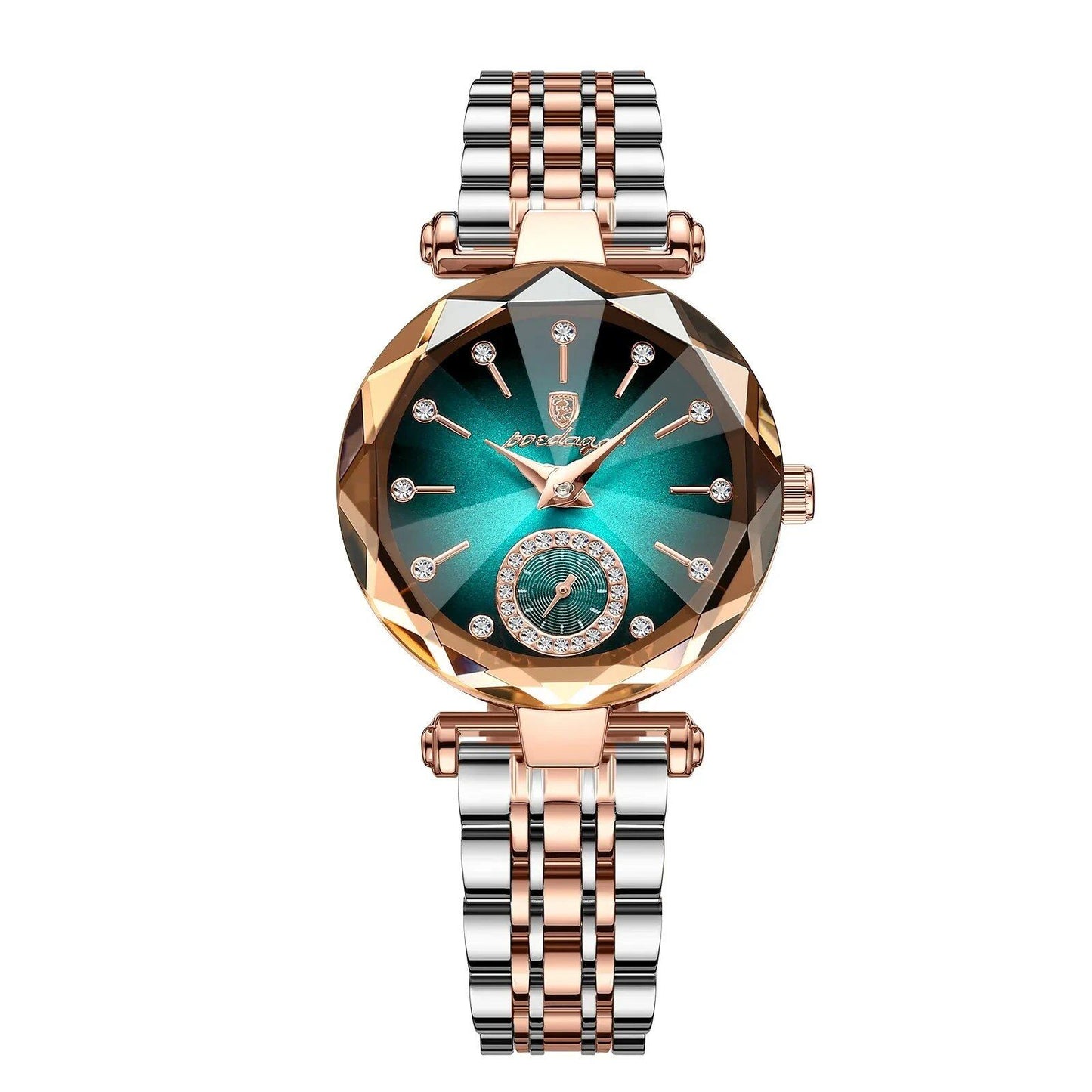 POEDAGAR Luxury Elegant Women's Waterproof Stainless Steel Quartz Watch, Simple Casual Dress Watch, Color: 719, Parallel Import