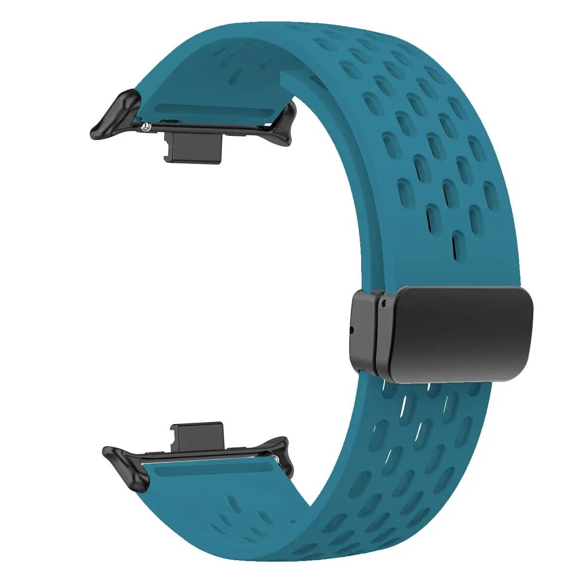 Silicone Strap for Redmi Watch 5/4 - Compatible with Mi Band 9 Pro/8 Pro, Magnetic Buckle Sport Band, Tsukai Bracelet Accessory, Band Color: Parallel Import