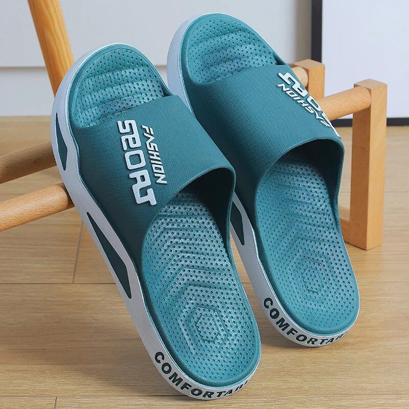 Men's slippers, stylish summer sandals, non-slip, indoor and outdoor wear, suitable for both men and women, suitable for bathrooms and other outdoor activities. Parallel import.