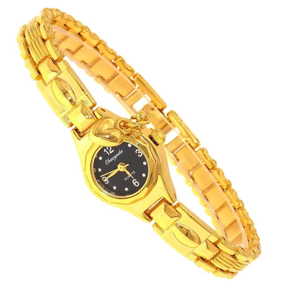 Simple and elegant ladies' small watch, luxury gold quartz watch, women's watch, color: 134, parallel import