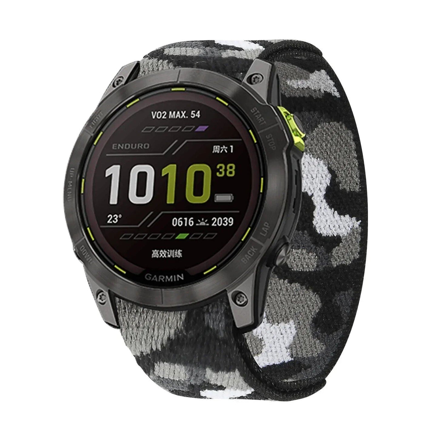 Garmin Fenix 7X/6X Pro/7/7S/6/6S/5X/5/5S Plus/Venu 2 Plus用 20 22 26mm ナイロン ウォッチバンド フックアンドループ 速乾ストラップ バンドカラー:mm 並行輸入品