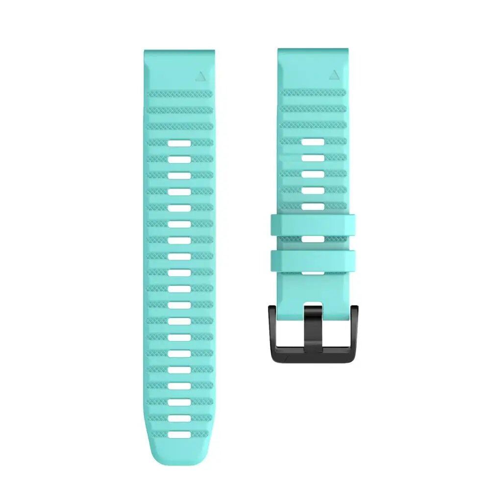 ANBEST 26mm/22mm Soft Silicone Strap for Garmin Fenix 6X/6X Pro/5/3, Compatible with Fenix 6/6 Pro/5X/5 Plus, Band Color: Pro, Parallel Import