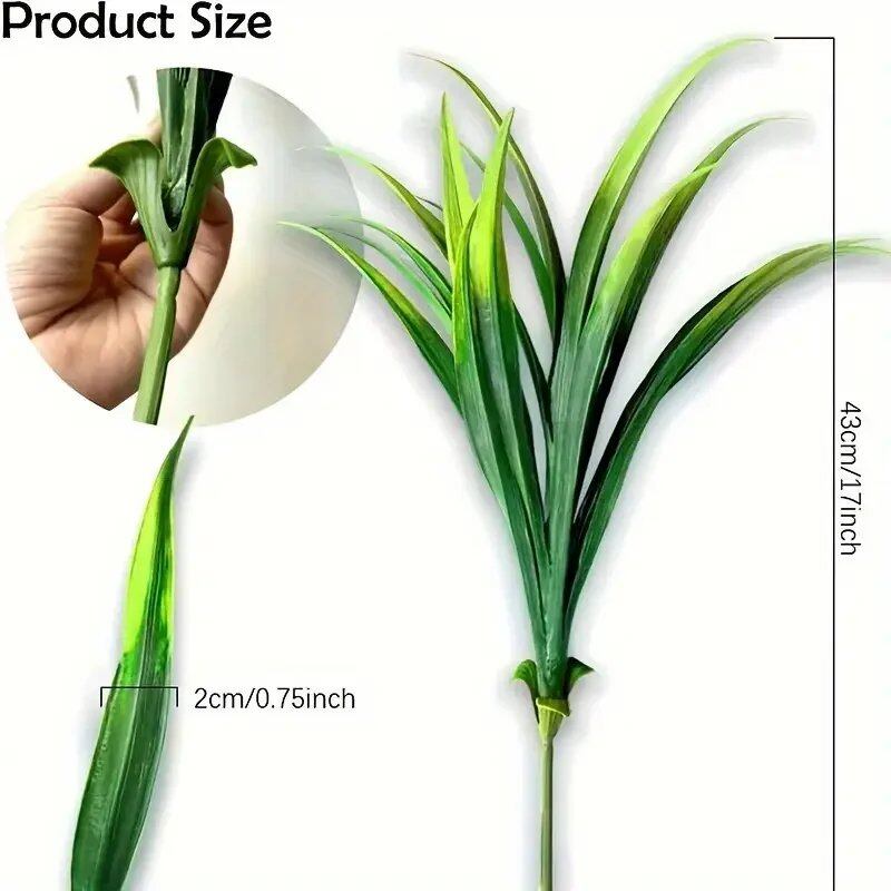1/4-Piece UV-Resistant Artificial Outdoor Plants - Tall Grass, Tropical Flowers and Shrubs - Perfect for Year-Round Indoor Use (Imported)