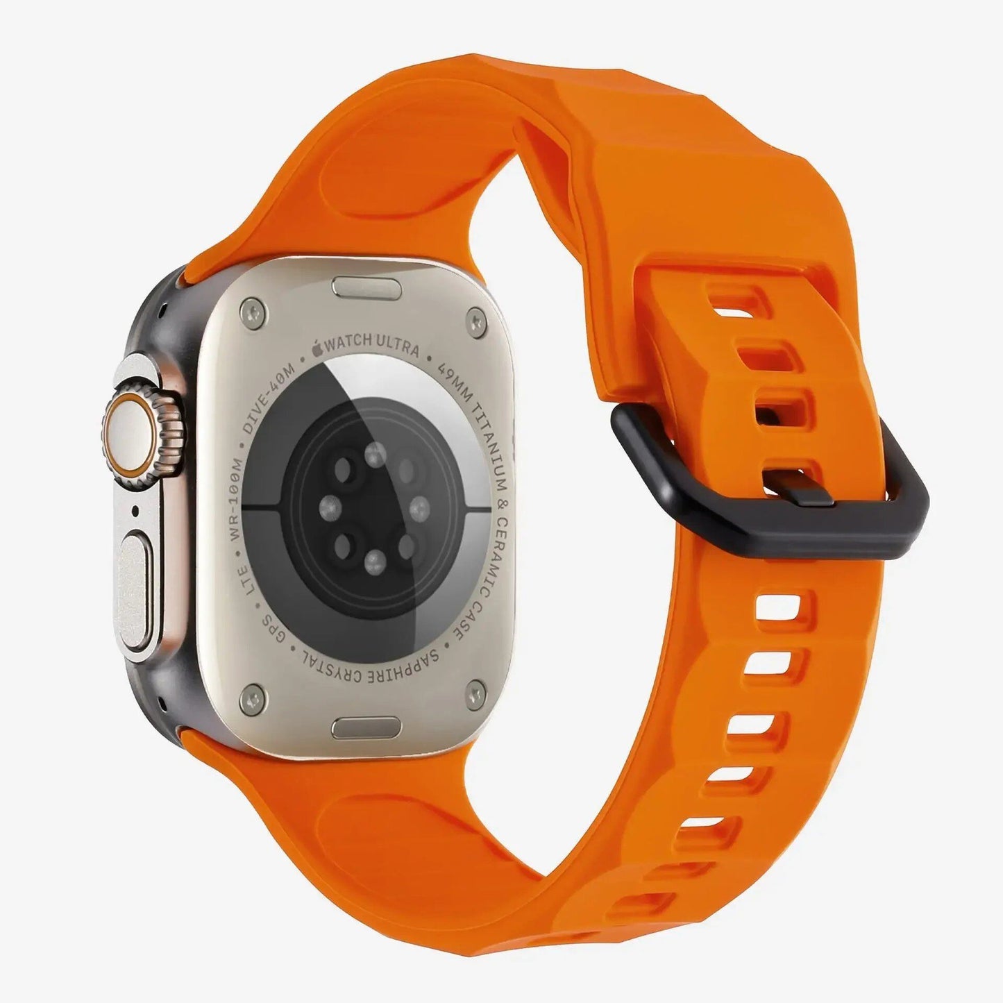 Apple Watch用スポーツシリコンバンド 45mm 44mm 42mm対応 シリコンストラップ ブレスレット アップルウォッチUltra 2 49mm用時計バンド サイズ: 並行輸入品