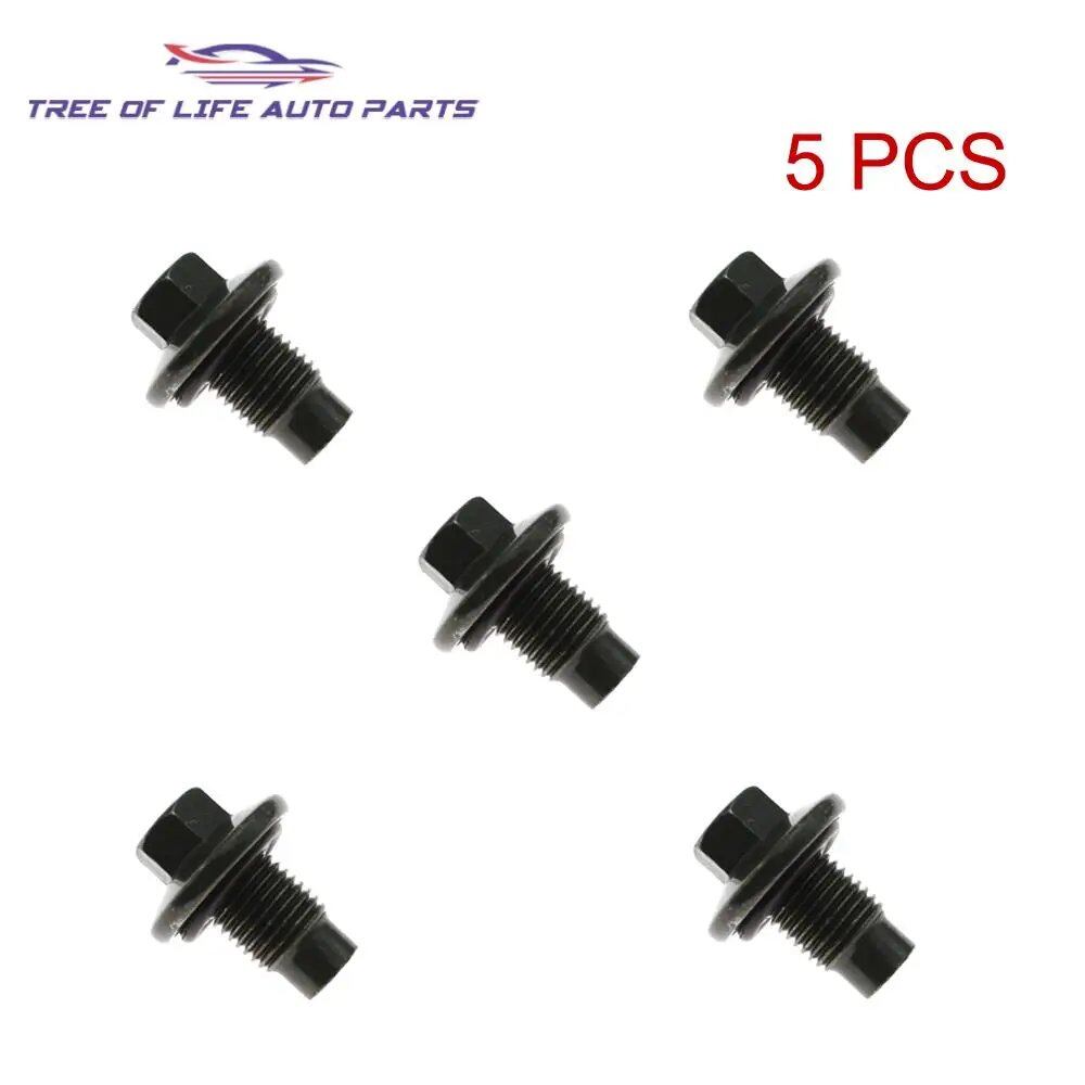 Set of 1, 2, 5, or 10 M14 x 1.5 Engine Oil Drain Plug Bolts and Screws for Dodge Grand Caravan, Avenger, Durango, and Jeep Compass, Patriot, and Grand Cherokee. Specifications: M14 x 1.5; Color: Parallel Import