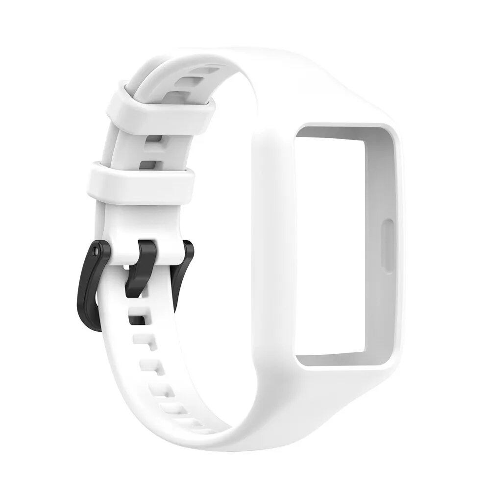 Huawei Band 6/7用シリコンベルト 通気性ストラップ 交換用リストバンド Honor Band6対応 調整可能ブレスレット ケース付き バンドカラー: 並行輸入品
