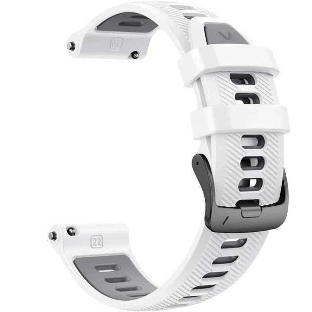 22mm Garmin Official Silicone EasyFit Strap for Forerunner 955/945, Original Bracelet, Forerunner 965 Watch Strap, Compatible with Instinct 1/2, Band Color: Parallel Import