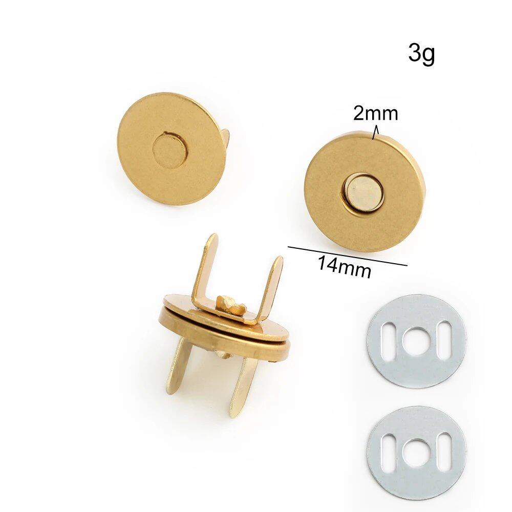 14-18-20mm 強力薄型金属丸型マグネットボタン DIY ポーチ コート ハンドバッグ スナップ留め金具 隠しボタン アクセサリー サイズ: 並行輸入品