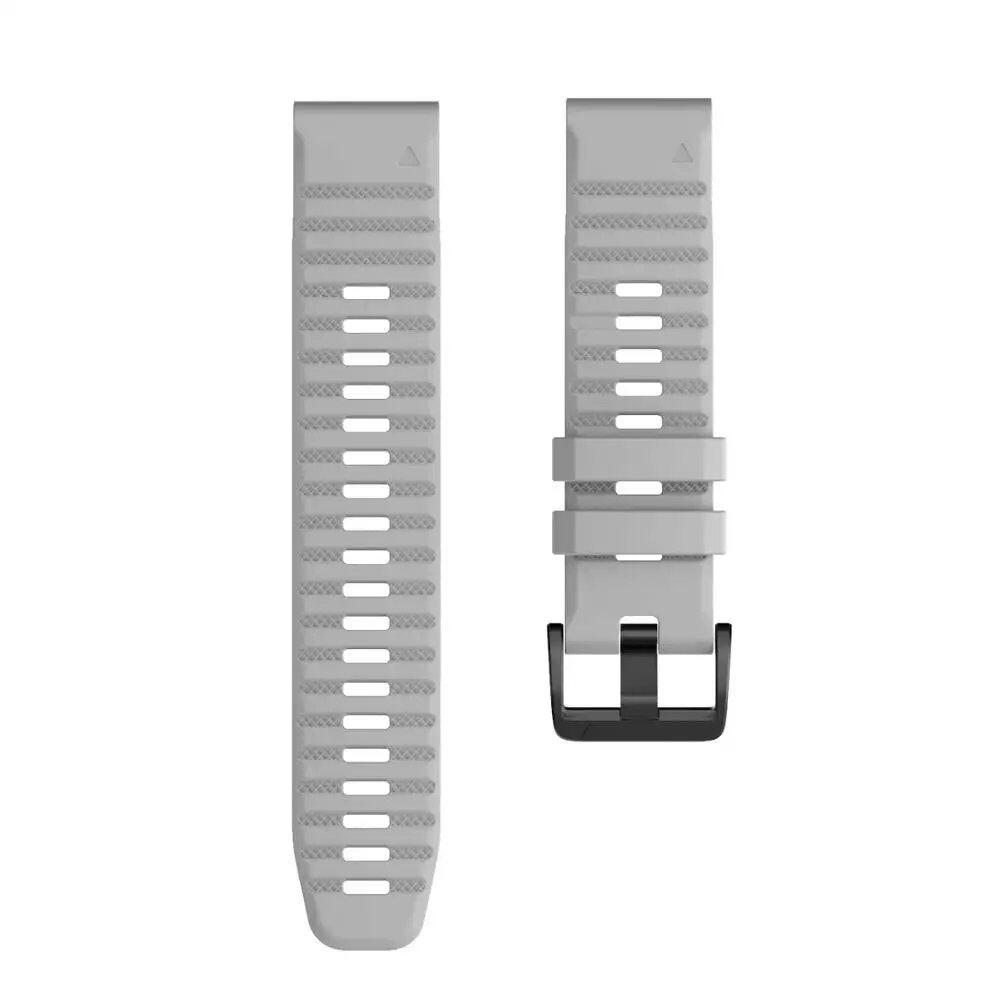 ANBEST 26mm/22mm Soft Silicone Strap for Garmin Fenix 6X/6X Pro/5/3, Compatible with Fenix 6/6 Pro/5X/5 Plus, Band Color: Pro, Parallel Import
