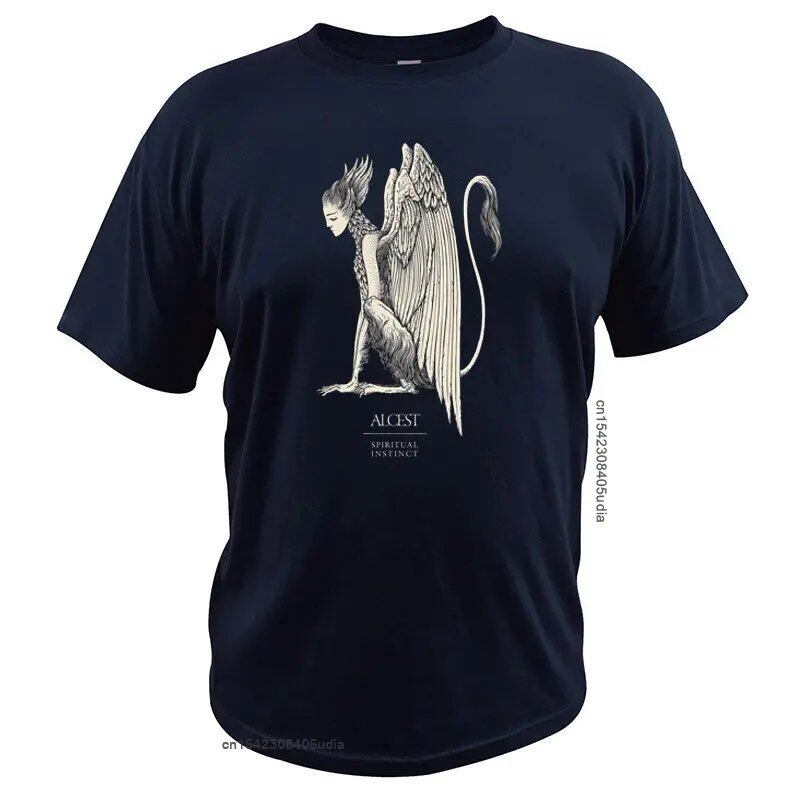 スピリチュアル・インスティンクトTシャツ アルセスト アルバムTシャツ フレンチ・ポストメタルバンド 綿100% 快適着心地 EUサイズ トップス メンズ レディース Tシャツ サイズ: 並行輸入品