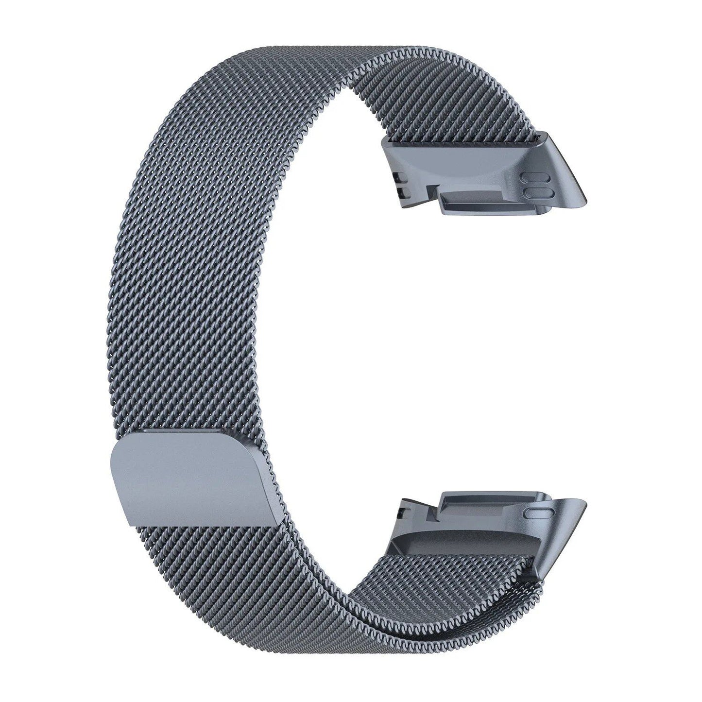 Milanese Loop Band Replacement for Fitbit Charge 6/5, Stainless Steel Magnetic Bracelet, Fitbit Charge 5 Strap, Band Color: Parallel Import