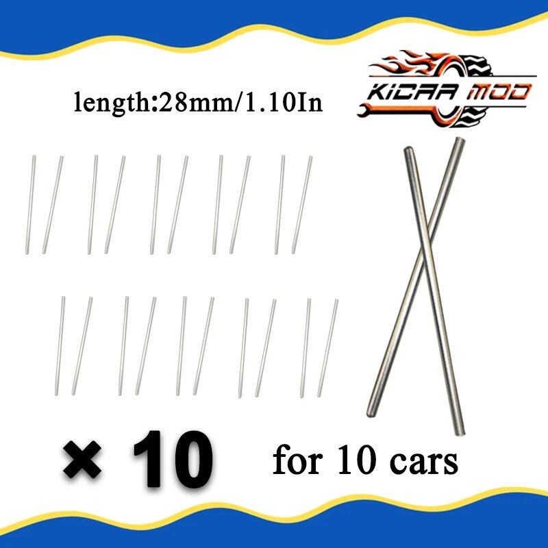 1/64 Scale Model Car Wheel & Axle Set, Replacement Parts for Hot Wheels, Matchbox, and Tomica Diecast Model Toys (Pack of 10) mm; Ships from: Parallel Import