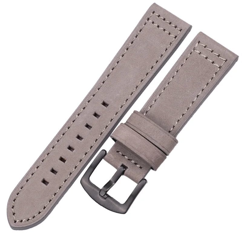 Genuine cowhide leather watch band for Samsung Gear S3 in black, blue, gray, and brown. Compatible with men and women. Band color: mm. Parallel import.