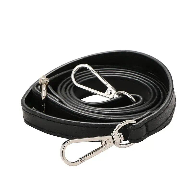 1.2cm Wide Thin Bag Belt/Shoulder Strap Replacement, Long Adjustable PU Leather Bag Strap, Bag Accessory, Color: Parallel Import