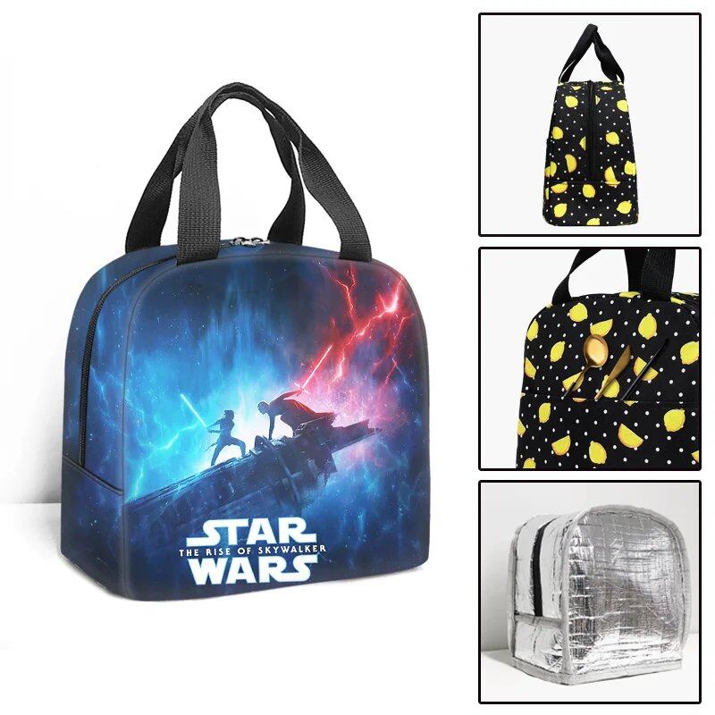 スター・ウォーズ キッズ 保冷ランチバッグ 保温トート 子供用ピクニックバッグ お弁当袋 旅行用ランチバッグ カラー:0 並行輸入品