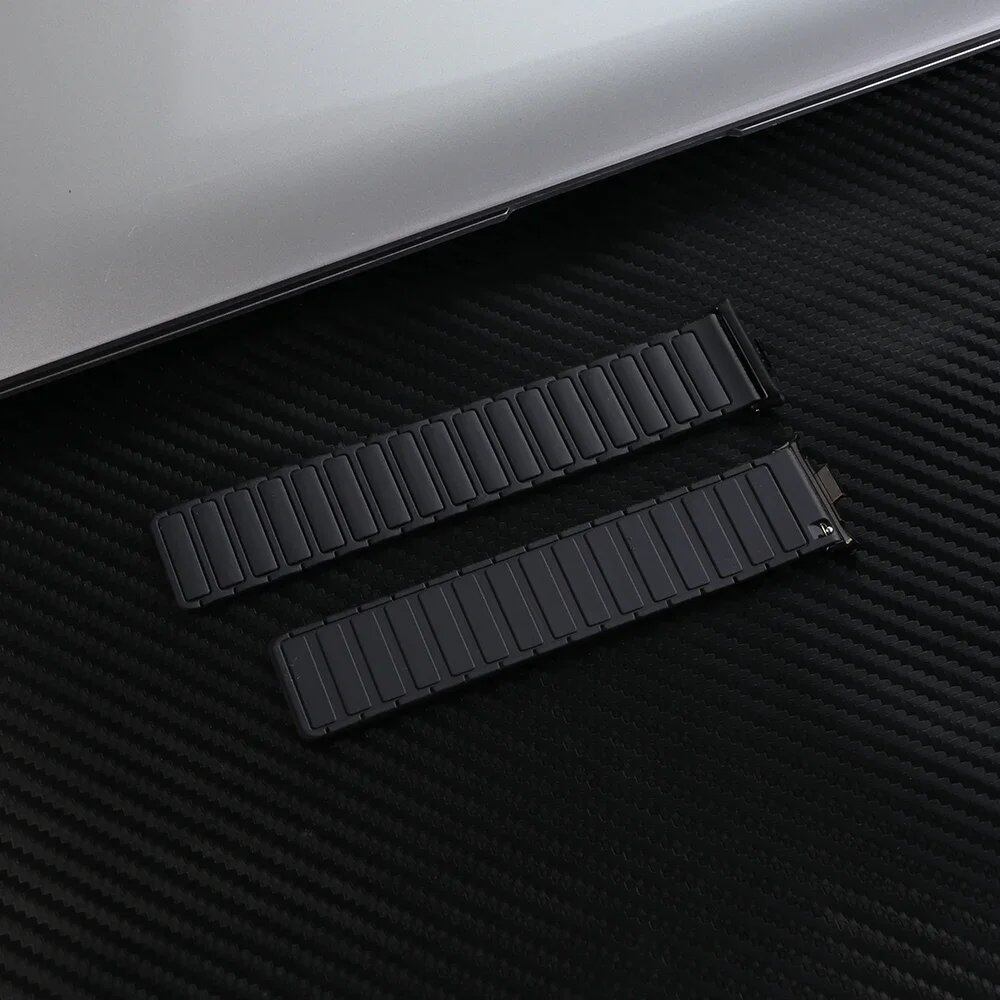 Replacement Magnetic Silicone Wristband for Xiaomi Mi 9 Pro/8 Pro, Redmi Watch 4/5 Compatible, Mi Band 9 Pro Watch Strap, Band Color: Parallel Import