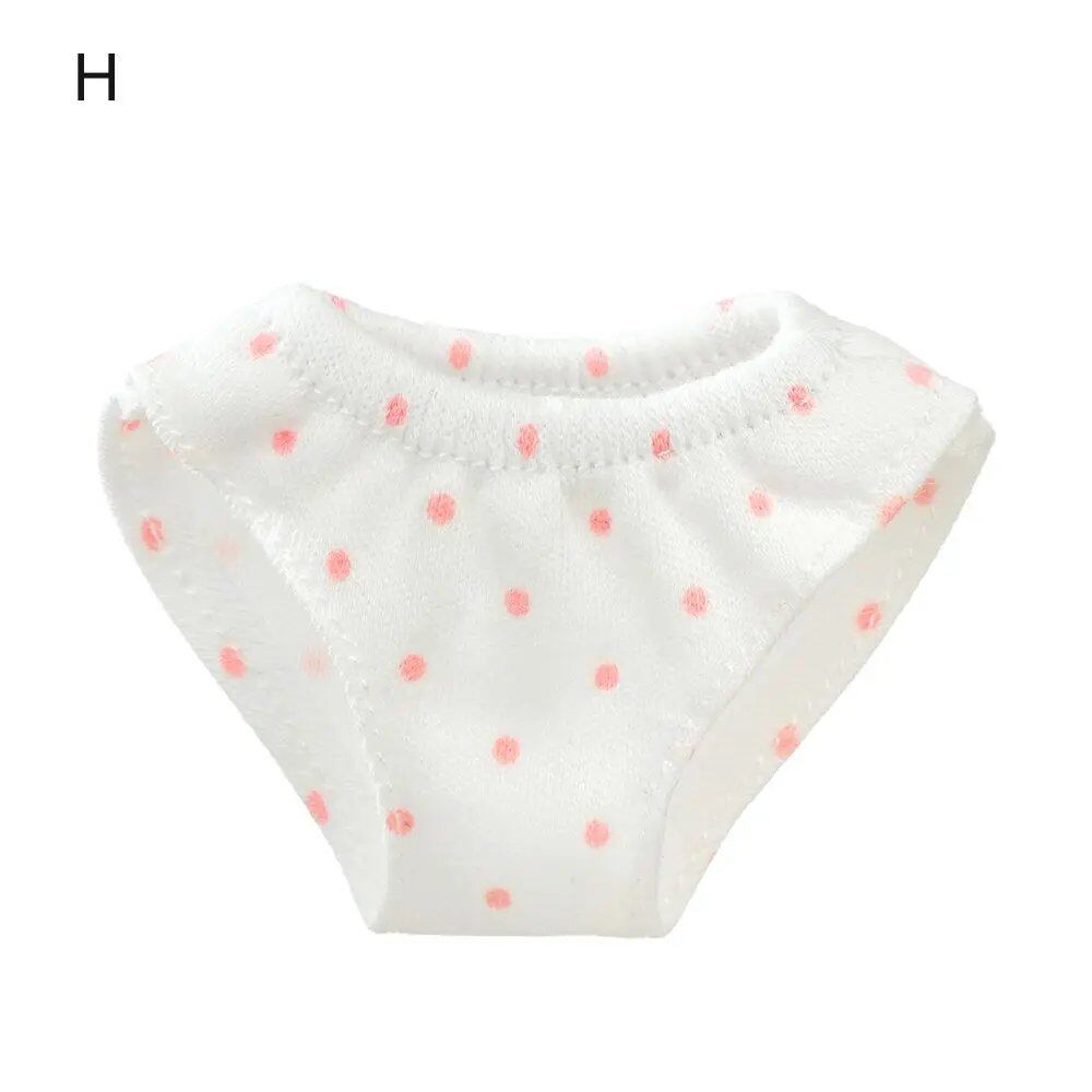 1/6 Scale Striped Briefs for Dolls, 60cm, Doll Underwear, Blythe Doll Pants, Dollhouse Kids Toy, DIY Doll Clothes, Parallel Import