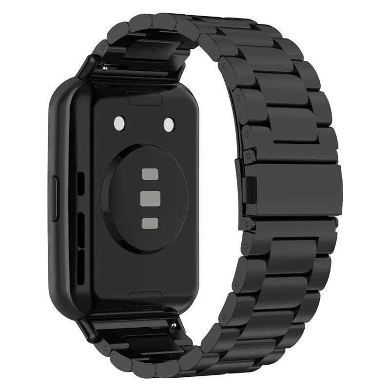 Replacement Metal Strap for Huawei Watch Fit 2, Stainless Steel Bracelet, Compatible with Huawei Fit2 Classic and Active, Band Color: ; Ships from: Parallel Import