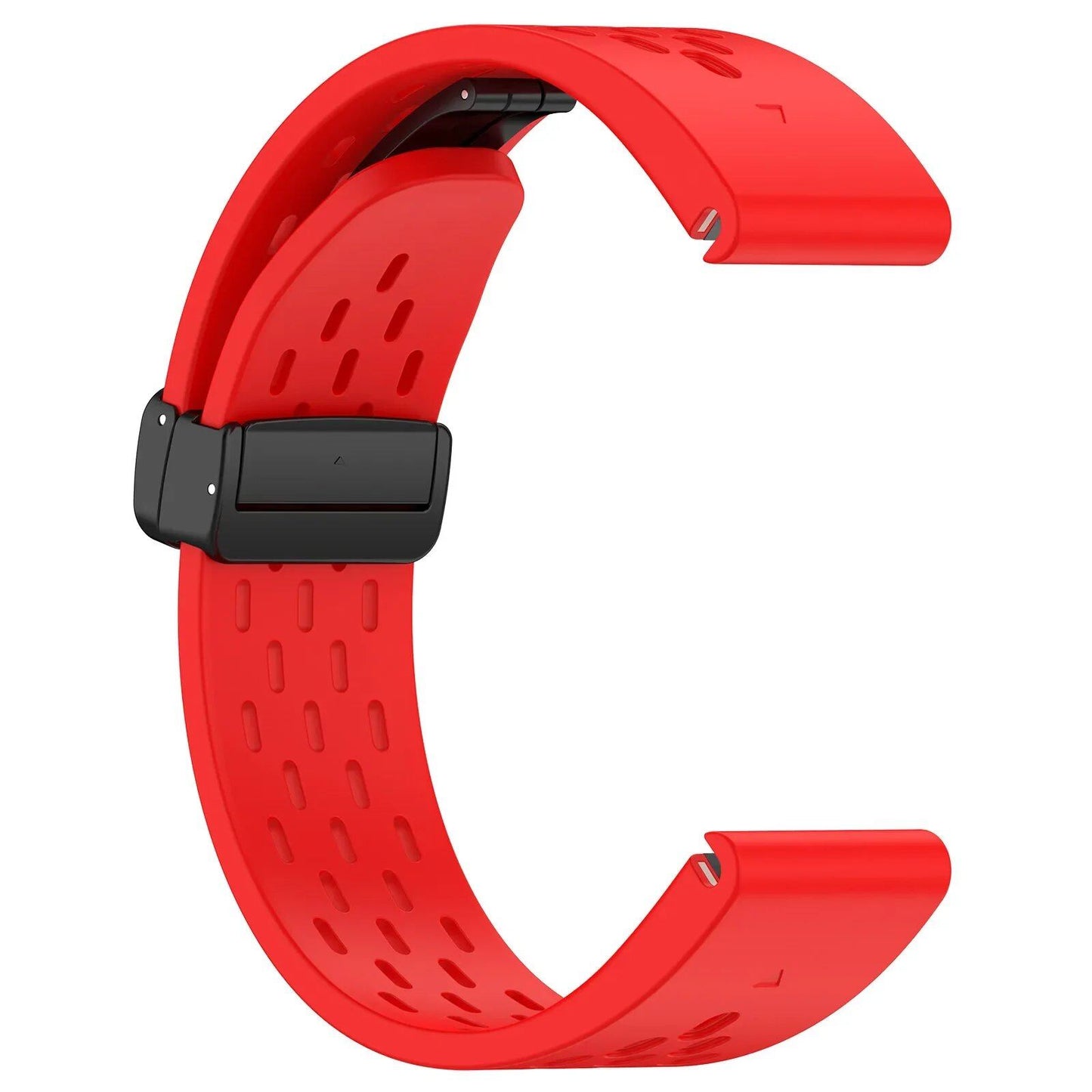 22mm and 26mm QuickFit Magnetic Silicone Bands for Garmin Fenix 6/6X/6XPro/7/7X/5/5s/5X/5XPlus/3 and Forerunner 965/945. Band Color: mm. Parallel Import.