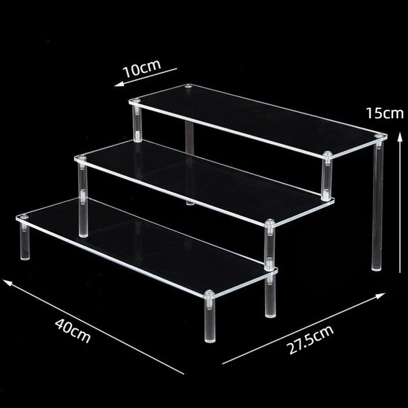1-5 Tier Acrylic Display Stand/Clear Case (for Cupcakes, Perfume, Dolls, Amiibo, and Funko POP Figures) Color: Parallel Import