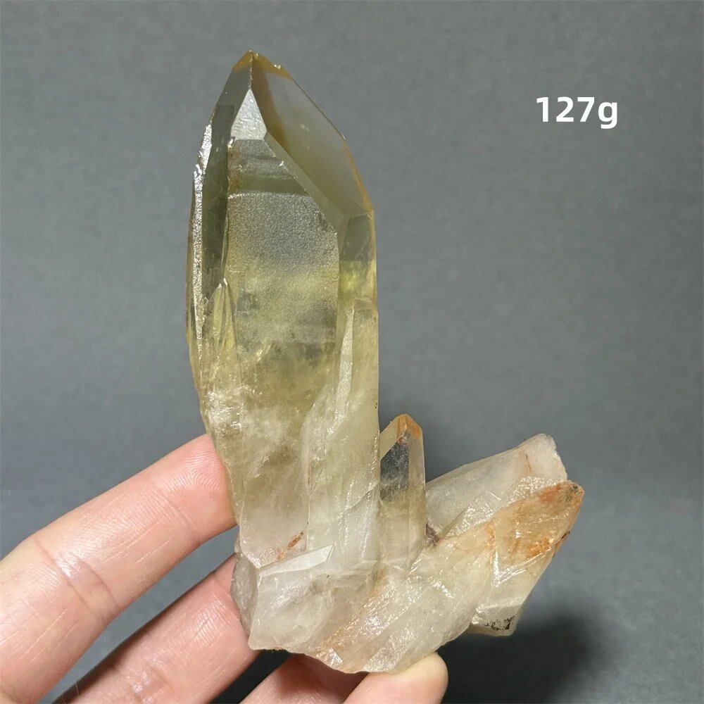 シトリン タワークリスタル 天然クォーツ 鉱石 エネルギー ヒーリング スピリチュアル オーラ 魔術 ホームデコレーション カラー: 並行輸入品
