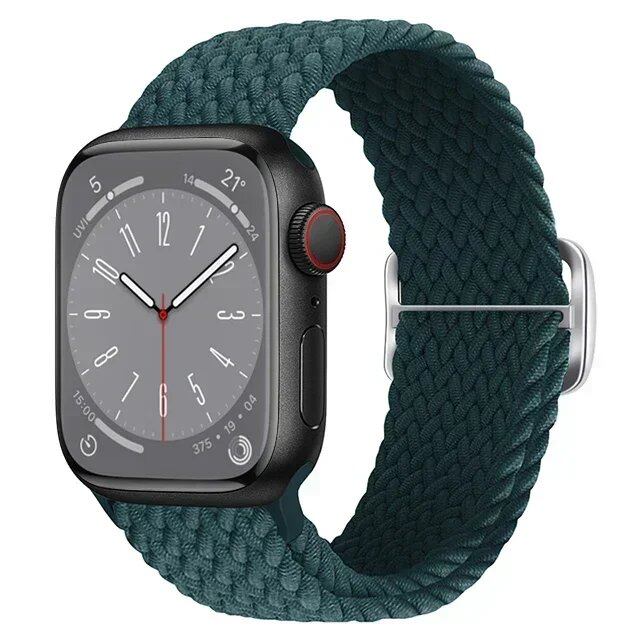 アップルウォッチUltra 2用ナイロンストラップ バンド 49mm 40mm 44mm 41mm 38mm 45mm対応 伸縮ブラidedループ ブレスレット iWatchシリーズ9/8/7/6/SE/5/4対応 バンドカラー:mm 並行輸入品