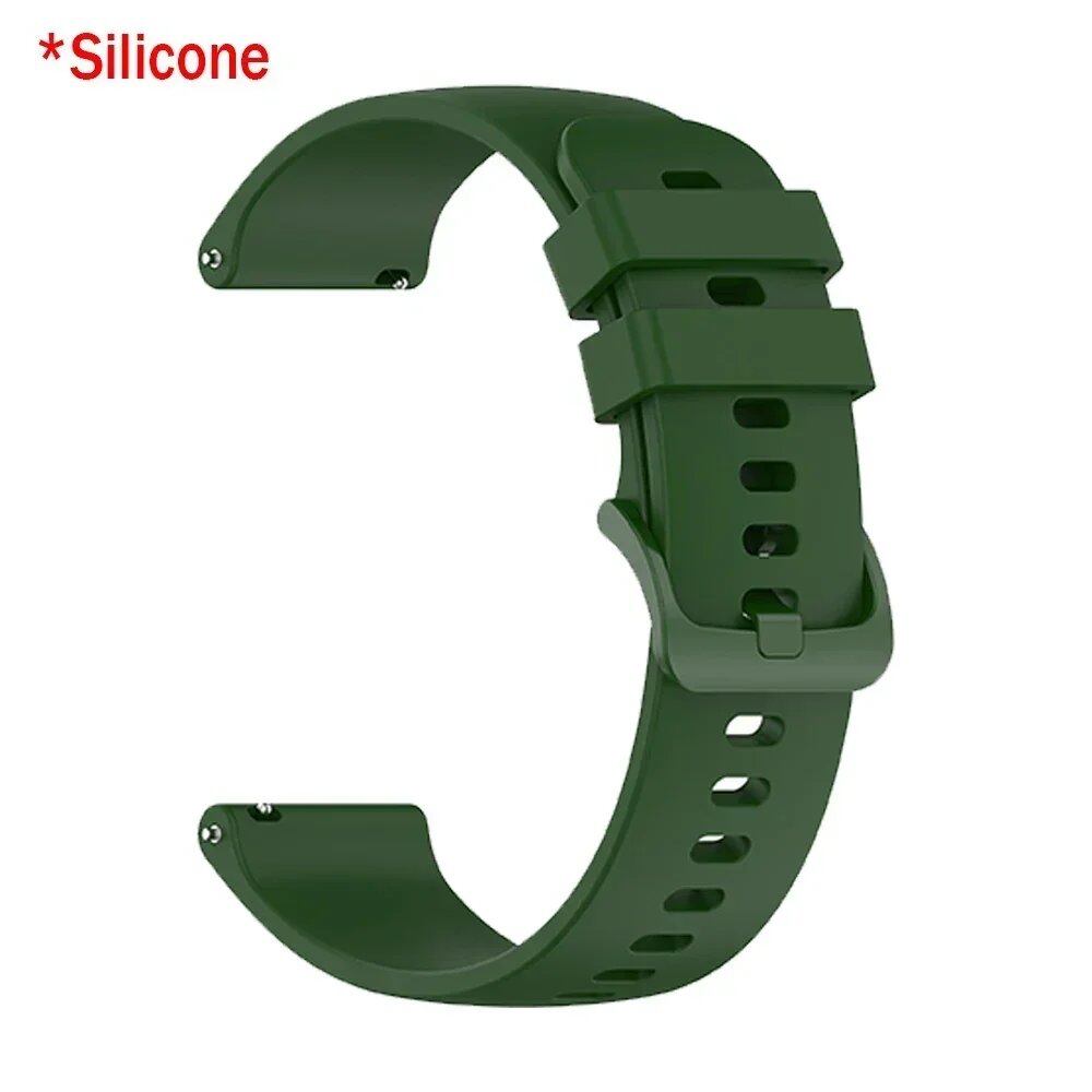 RealMi Watch Strap, 20mm/22mm Leather Replacement Strap for RealMi Watch S2/3/S2/3 Pro, Business Wristband, Band Color: mm, Universal, Parallel Import