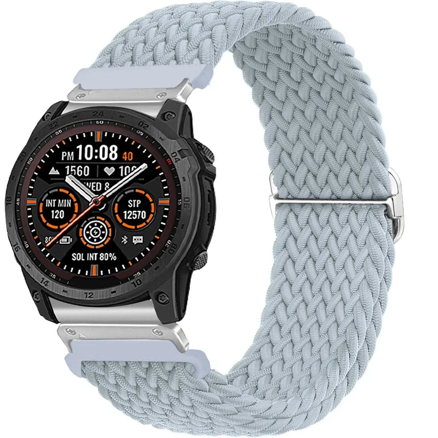 Nylon Loop Strap for Garmin Fenix 8/7/6 Pro/5 Plus, QuickFit Band, 22mm/26mm, Compatible with Garmin Smartwatches 3HR 945, Epix Gen 2, Band Color: mm, Parallel Import