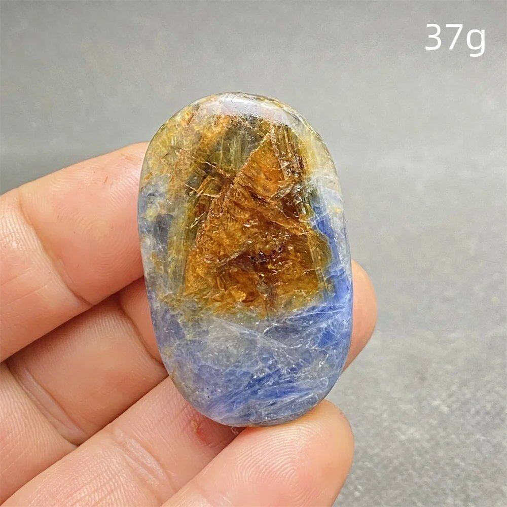 High-Quality Natural Kyanite Crystal for Palm Play, Hand Polishing, Meditation Massage, Magic Stone, Home Decoration, Colorful, Parallel Import