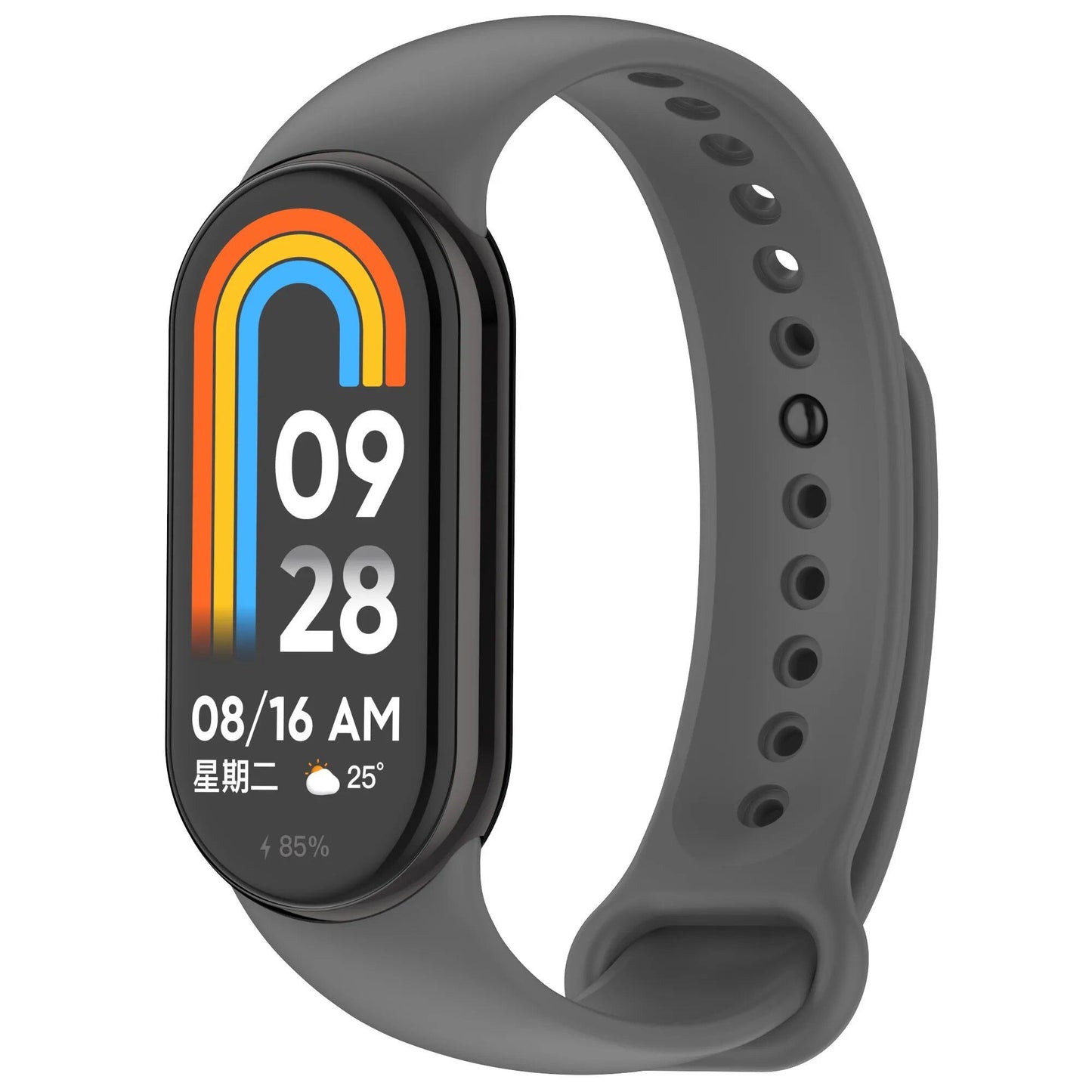Xiaomi Mi Band 8/9用シリコンバンド 交換用ソフトリストバンド ストラップ ベルト アクセサリー バンドカラー:バンド幅 並行輸入品
