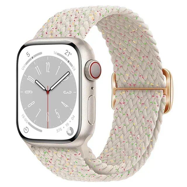 アップルウォッチUltra 2用ナイロンストラップ バンド 49mm 40mm 44mm 41mm 38mm 45mm対応 伸縮ブラidedループ ブレスレット iWatchシリーズ9/8/7/6/SE/5/4対応 バンドカラー:mm 並行輸入品