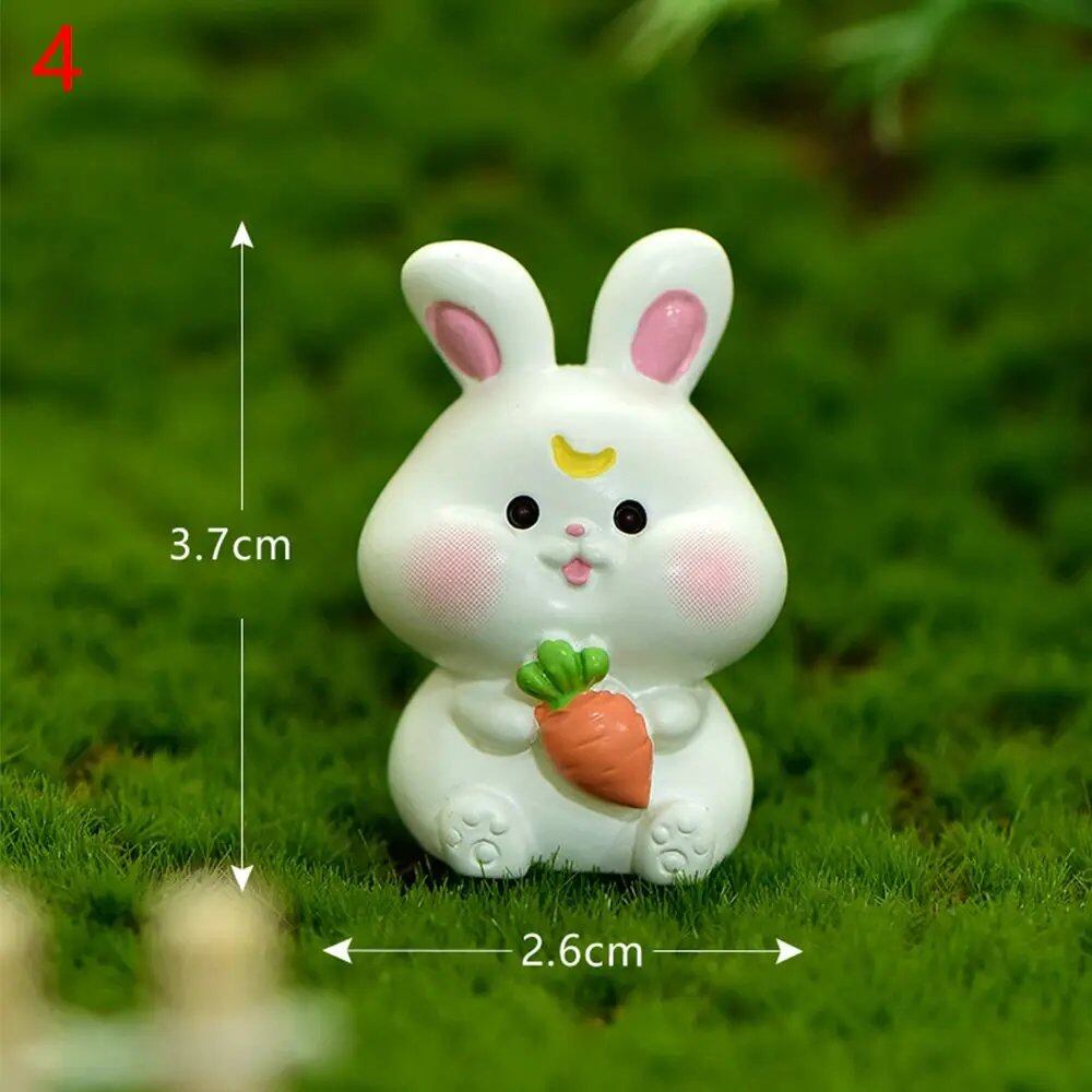 New Cute Micro Landscape Zodiac Tiger Miniature Figurine Garden Ornament Desktop DIY New Year Home Decor (Parallel Import)
