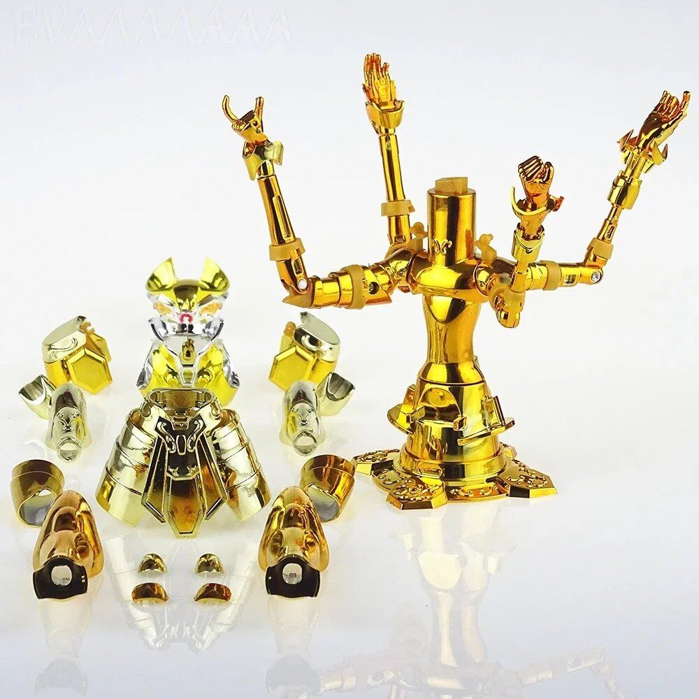 CS Model Saint Seiya Cloth Myth EX Gemini Saga & Kanon Metal Armor Action Figure with Totem/Object; Size: CS Model Parallel Import